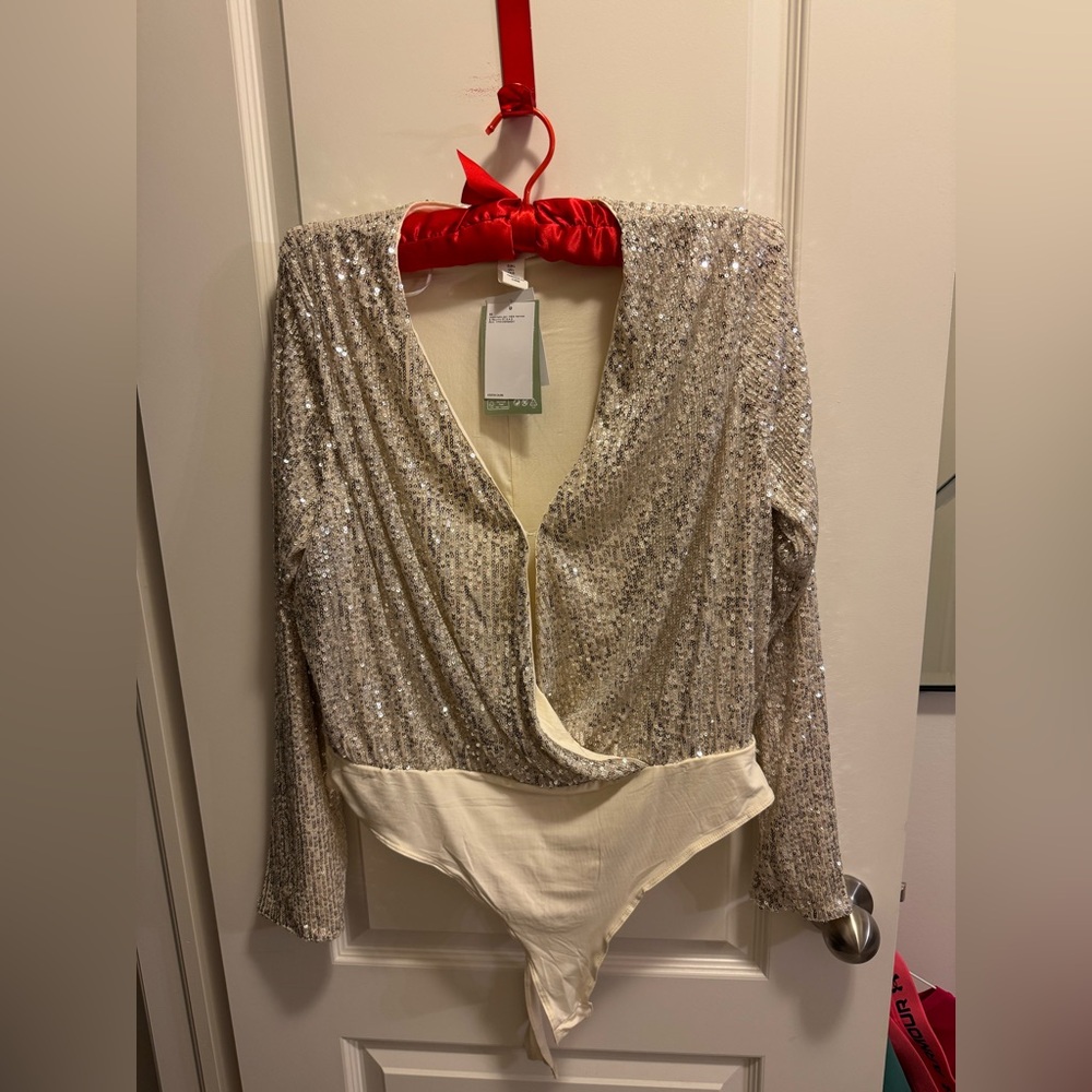 Sequin Bodysuit New with Tags